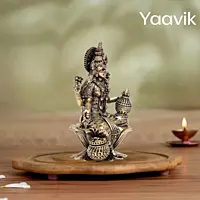 Goddess Lakshmi – Kalash Prosperity | Fine Brass | 4”