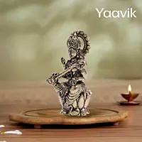 Goddess Saraswati – Lotus Wisdom | Fine Brass | 2.5”
