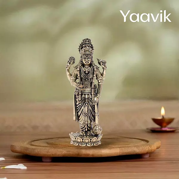 Lord Vishnu – Divine Composure | Fine Brass | 4”