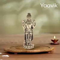Lord Vishnu – Divine Composure | Fine Brass | 4”
