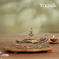 Ananthashayana Vishnu – Cosmic Rest | Fine Brass | 1.5”