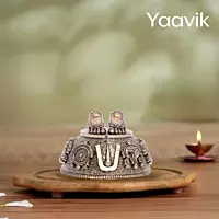 Perumal Paadam (Divine Feet) – Sacred Presence | Fine Brass | 1.5”