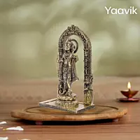 Ayodhya Ram with Dashavatar Arch β Heritage Sanctum | Fine Brass | 8β