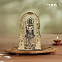 Ayodhya Ram with Dashavatar Arch β Heritage Sanctum | Fine Brass | 8β