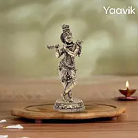 Lord Krishna – Divine Grace | Fine Brass | 6.4”