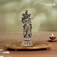 Lord Krishna – Divine Grace | Fine Brass | 8”