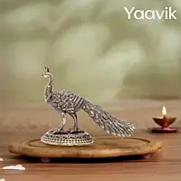 Standing Peacock – Majestic Presence | Fine Brass | 2.5”
