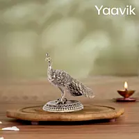 Standing Peacock – Majestic Presence | Fine Brass | 2.5”