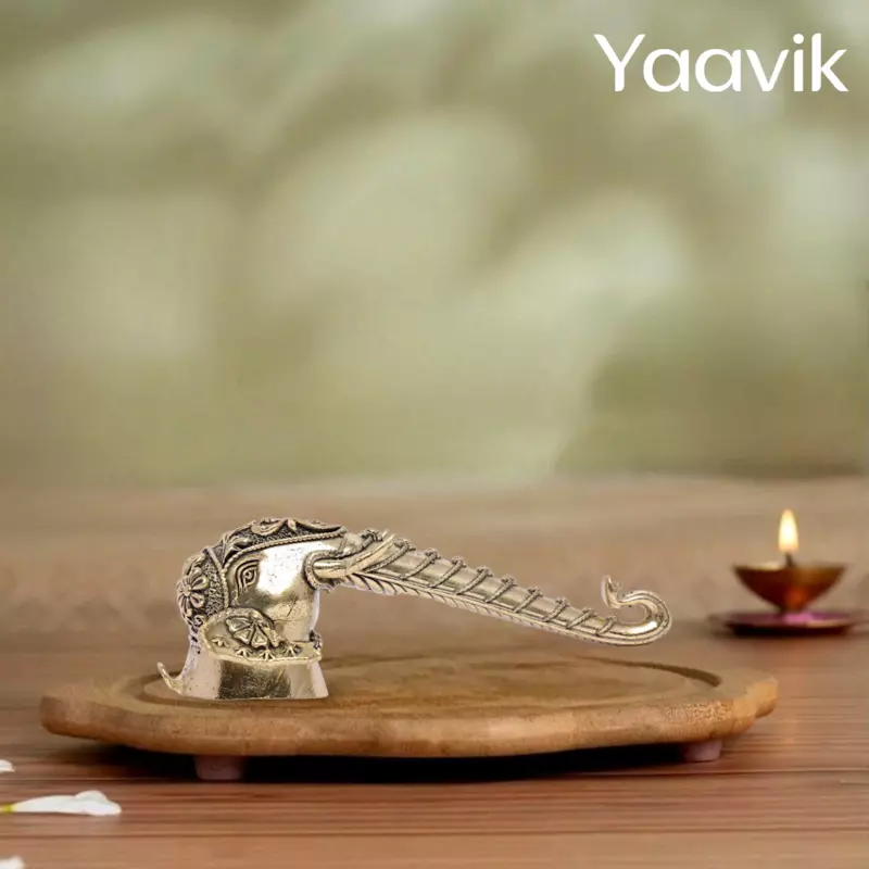 Elephant Wall Hanging – Auspicious Presence | Fine Brass | 5”