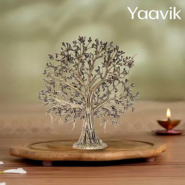 Karpagaviruksha – Wish-Fulfilling Abundance | Fine Brass | 6”