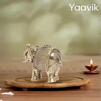 Elephant – Sacred Prosperity | Fine Brass | 1.9”