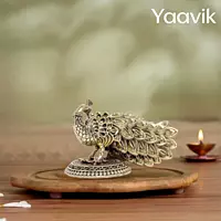 Peacock – Graceful Presence | Fine Brass | 2.75”