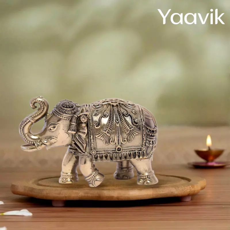 Elephant – Sacred Prosperity | Fine Brass | 1.5”