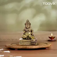 Lord Kubera – Guardian of Wealth | Fine Brass | 3”