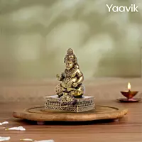 Lord Kubera – Guardian of Wealth | Fine Brass | 3”