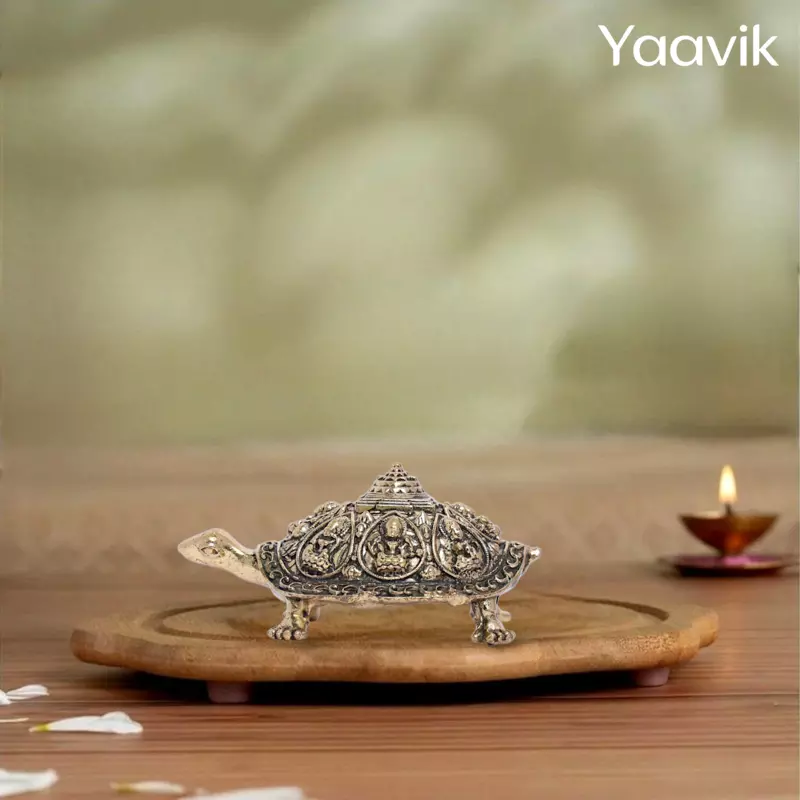 Ashtalakshmi Vastu Tortoise – Eightfold Prosperity | Fine Brass