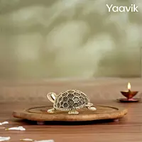 Vastu Tortoise – Auspicious Stability | Fine Brass | 1”