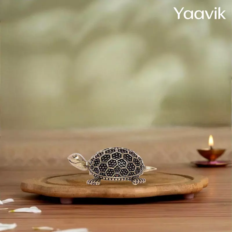 Vastu Tortoise – Auspicious Stability | Fine Brass | 0.75”