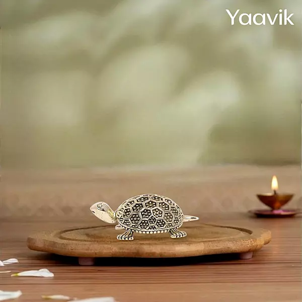 Vastu Tortoise – Auspicious Stability | Fine Brass | 0.5”