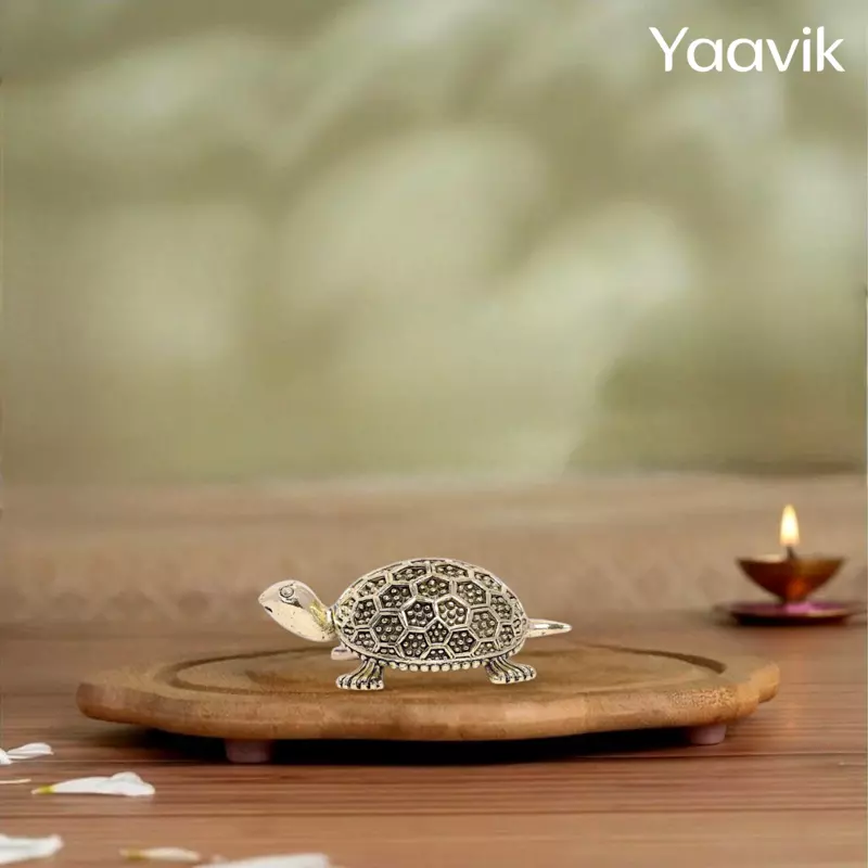 Vastu Tortoise – Auspicious Stability | Fine Brass | 0.5”