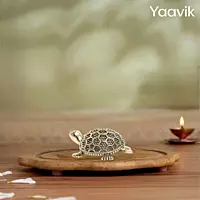 Vastu Tortoise – Auspicious Stability | Fine Brass | 0.5”