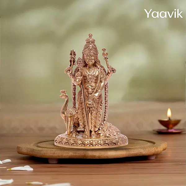 Lord Murugan – Timeless Divine Presence | Panchaloha | 4”