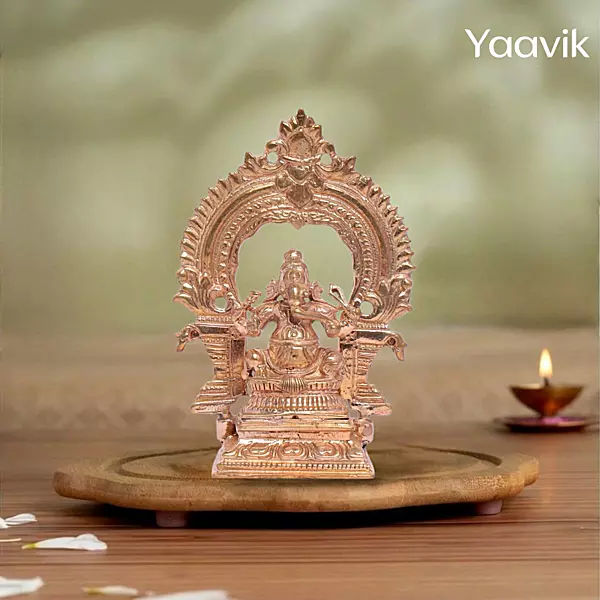 Lord Ganesha – Temple Sanctum Presence | Panchaloha | 3”