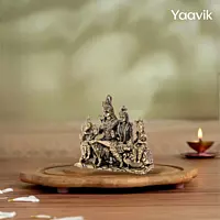 Shiv Parivar – Sacred Family Presence | Fine Brass | 5.5”