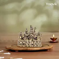 Shiv Parivar – Sacred Family Presence | Fine Brass | 5.5”