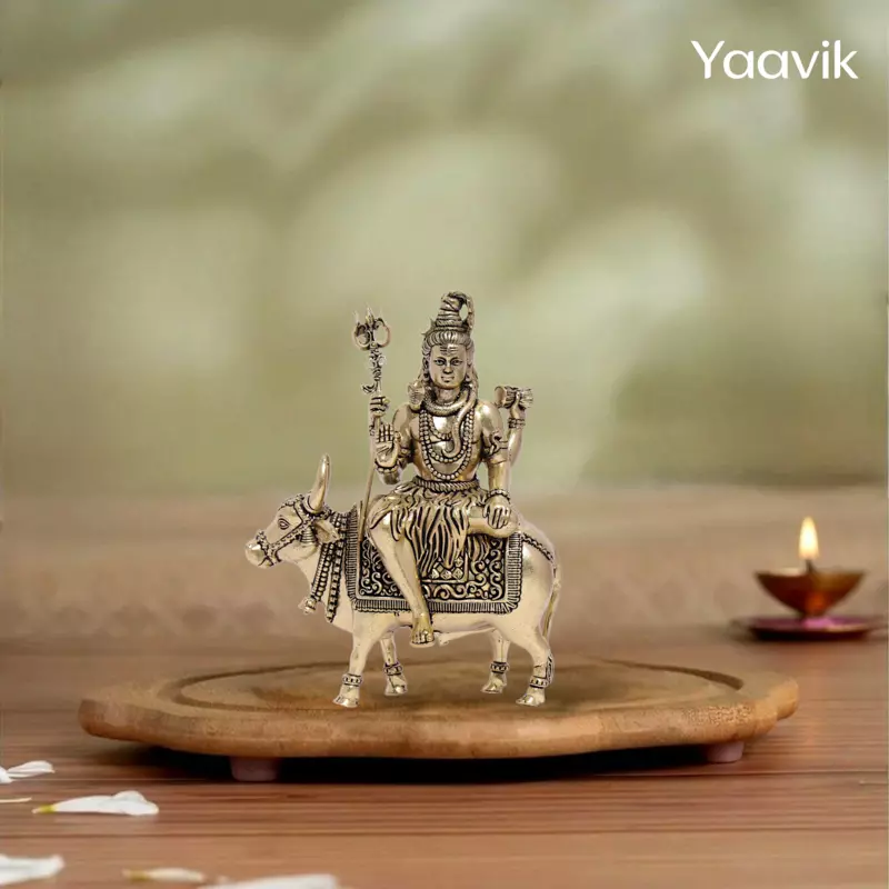 Lord Shiva (Pashupatinath) – Sacred Guardian | Fine Brass | 6.25”