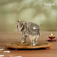 Elephant – Royal Blessings | Fine Brass | 3.5”