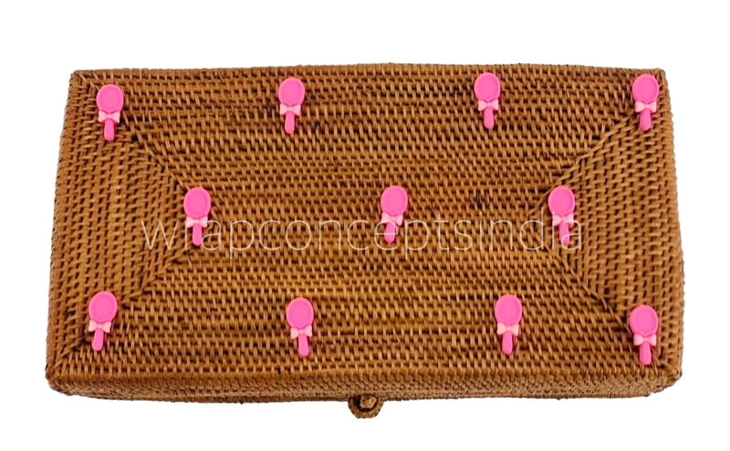 Baby Rattle with Bow Accessory - Lemon