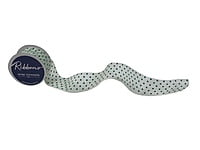 Organza Polka Ribbon - 4 cms
