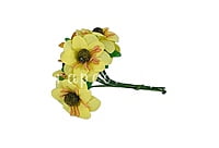 Flower On Stick -Lemon Yellow