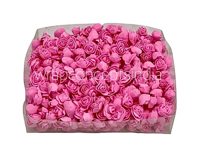 Small Foam Rose - Multicolour-Pink