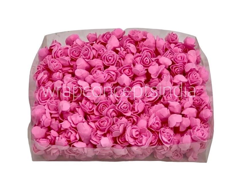 Small Foam Rose - Multicolour-Pink