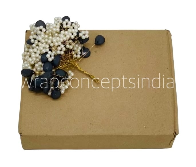 Navy Pearl Flower Add-on Stick