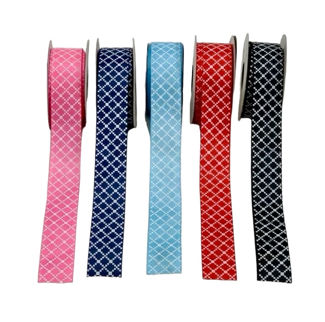 Lattice Print Ribbon