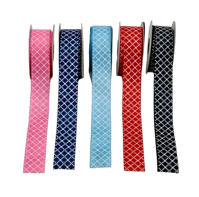 Lattice Print Ribbon