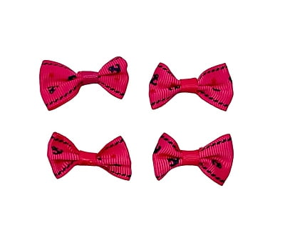 Fuchsia Pink Bows With Anchor