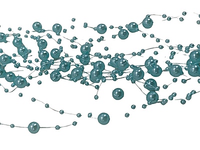 Pearl Strings- Blue (Pack of 20) Pearl Strings- Blue (Pack of 20)