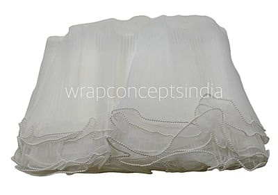 Organza Frill Lace with Pearl Edges