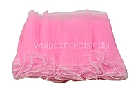 Organza Frill Lace with Pearl Edges-Baby Pink-20 Meters-27 cms