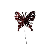 Glitter Butterfly - Gold/Silver/Red