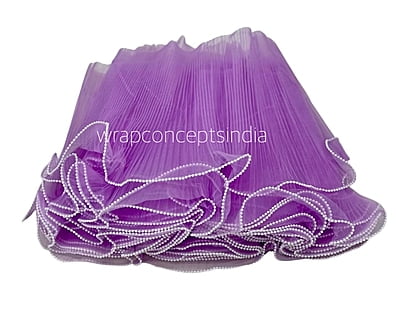Organza Frill Lace with Pearl Edges