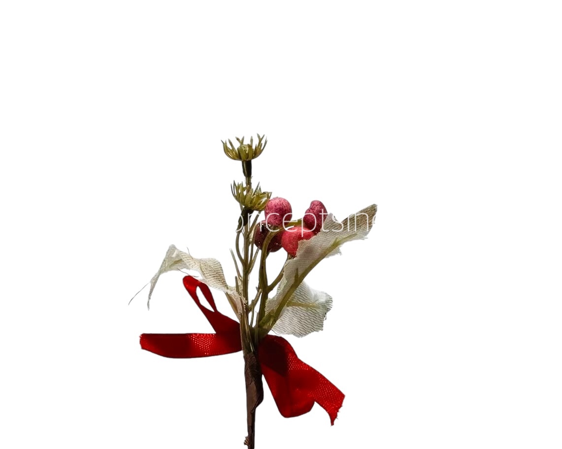 Pink & Red Holly Stick Bunch