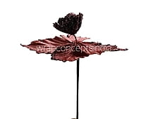 Medium Flower with Glitter Edges