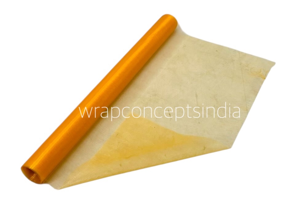 Organza Plain Roll - Tangerine