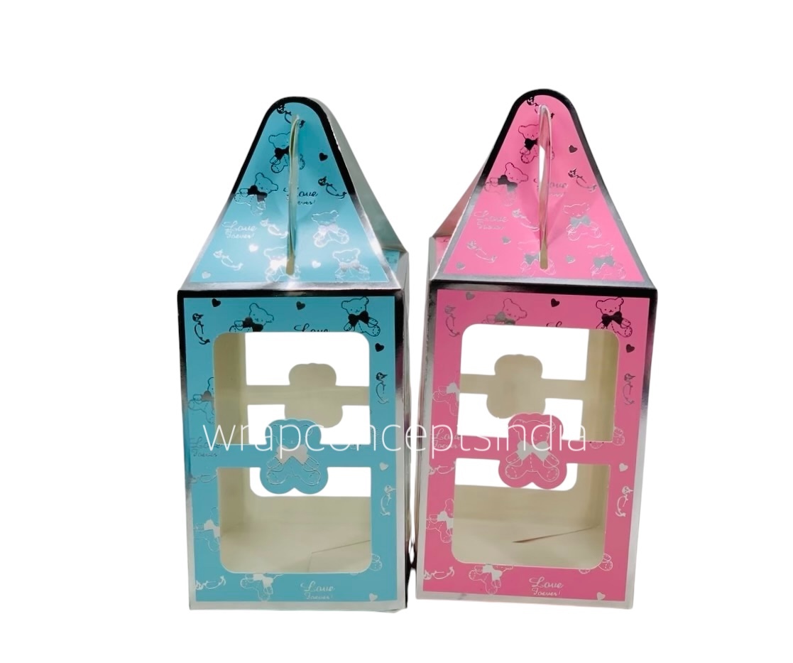Teddy Bear Foldable Paper Gift Box