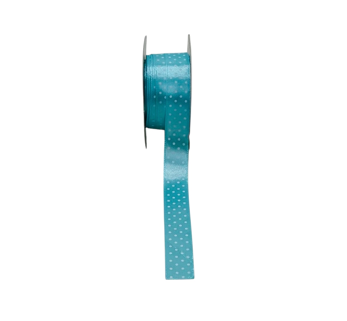 Mint/Baby Pink Polka Satin